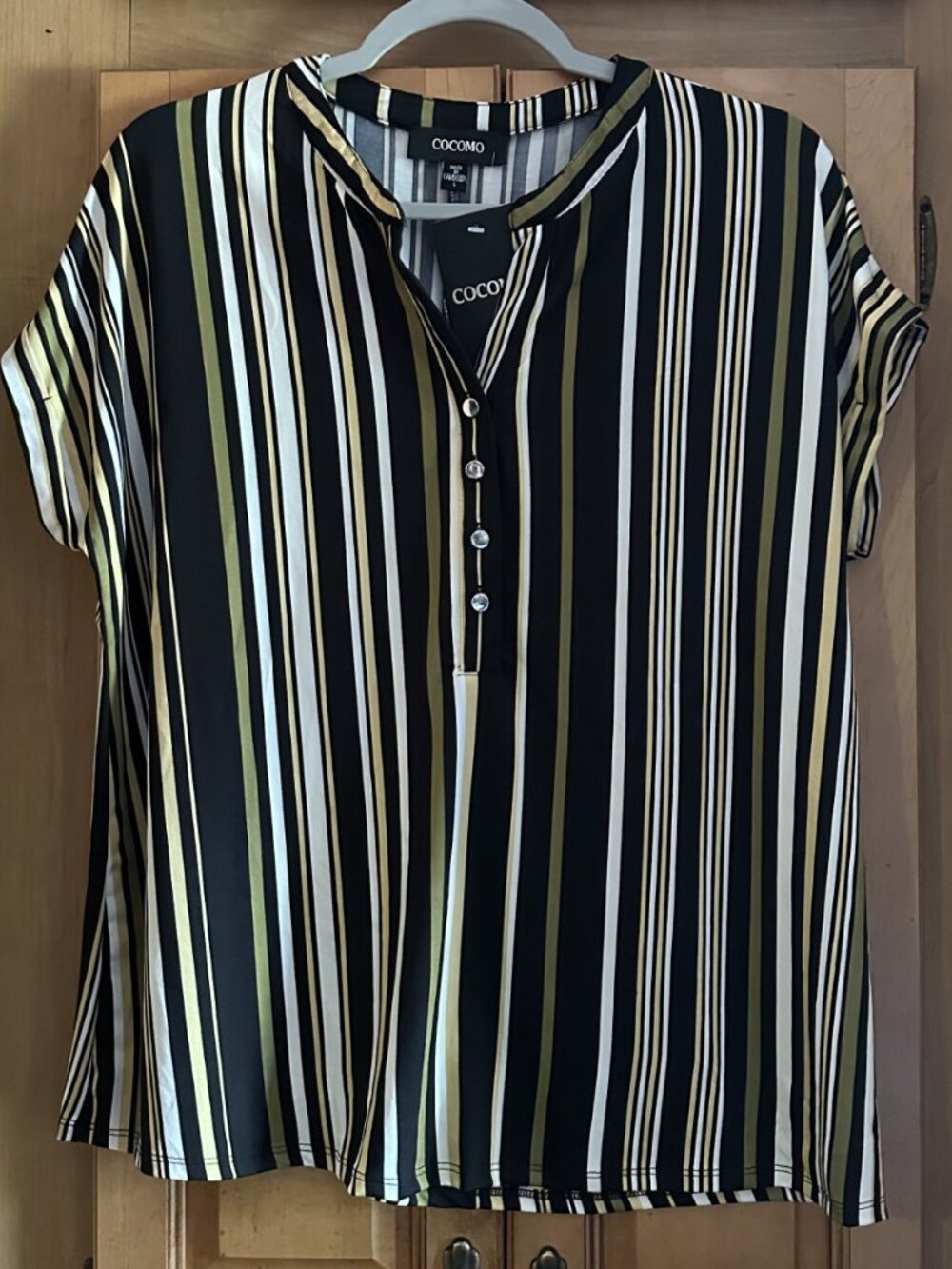 NWT Cocomo Striped Top L